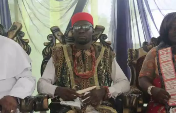 Comrade Balami installed as Chief of Okwe Kingdom, says those agitating for break up of Nigeria are joking